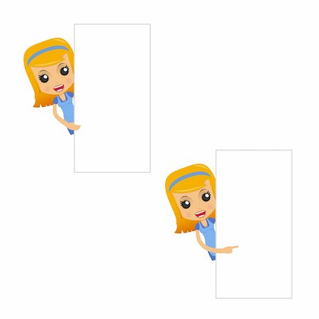 set of funny cartoon housewife in various poses for use in presentations, etc. Stock Photo - Budget Royalty-Free & Subscription, Code: 400-04384886