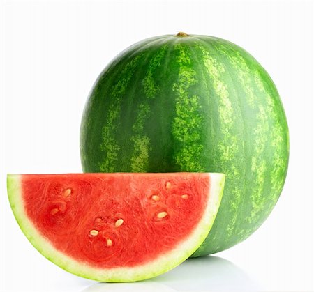 simsearch:400-04386768,k - Watermelon isolated on white background Stock Photo - Budget Royalty-Free & Subscription, Code: 400-04386767