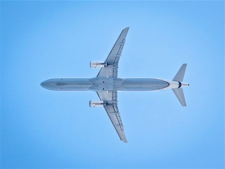 fuselage - An image of a plane in the sky Stock Photo - Budget Royalty-Free & Subscription, Code: 400-04381116