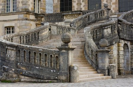paris row building - It is the ladder, from which Napoleon was telling goodbye to the Guards before his leaving to the island of Elba Stock Photo - Budget Royalty-Free & Subscription, Code: 400-04382117