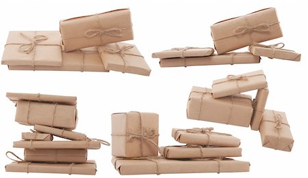 simsearch:400-04374732,k - gift box arranged in different shape on white background Stock Photo - Budget Royalty-Free & Subscription, Code: 400-04382145