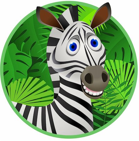 simsearch:400-04382902,k - Zebra cartoon Stock Photo - Budget Royalty-Free & Subscription, Code: 400-04382784
