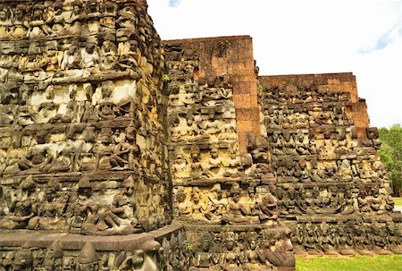 Statue at Angkor Wat, Cambodia Stock Photo - Budget Royalty-Free & Subscription, Code: 400-04382867