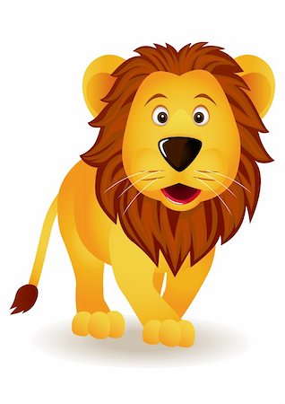 simsearch:400-04382902,k - Lion vector cartoon Stock Photo - Budget Royalty-Free & Subscription, Code: 400-04394094