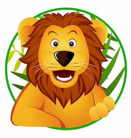 simsearch:400-04382902,k - Lion vector cartoon Stock Photo - Budget Royalty-Free & Subscription, Code: 400-04394161