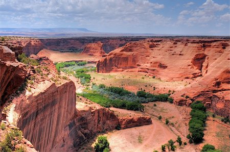 The entrance or beginning of the Canyon De Chelly Stock Photo - Budget Royalty-Free & Subscription, Code: 400-04395038