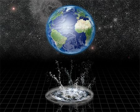 Earth Water Emerge Stock Photo - Budget Royalty-Free & Subscription, Code: 400-04390500
