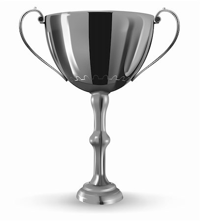 simsearch:400-05733730,k - vector realistic winner goblet on white background Stock Photo - Budget Royalty-Free & Subscription, Code: 400-04392309