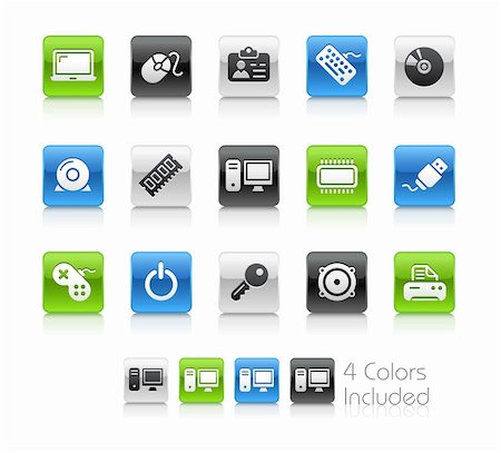 simsearch:400-04729472,k - The vector file includes 4 color versions for each icon in different layers. Stock Photo - Budget Royalty-Free & Subscription, Code: 400-04393322