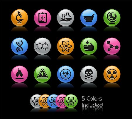 proton icon - The vector file includes 5 color versions for each icon in different layers. Stock Photo - Budget Royalty-Free & Subscription, Code: 400-04393356