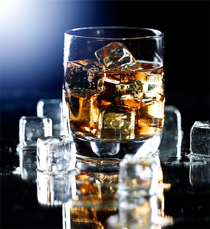 Highball whiskey glass Stock Photo - Budget Royalty-Free & Subscription, Code: 400-04414235
