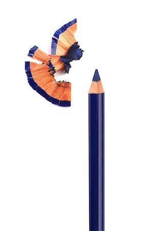 pencil crayon - Cosmetic pencil sharpening with husk on white and stroke sample Foto de stock - Super Valor sin royalties y Suscripción, Código: 400-04414632