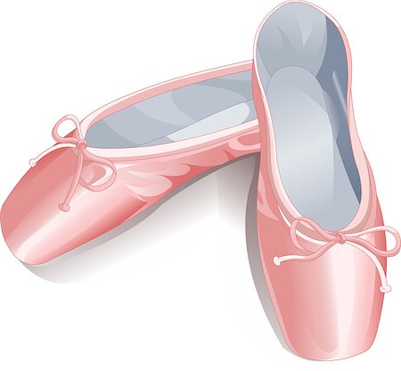 Illustration of  ballet point shoes Stock Photo - Budget Royalty-Free & Subscription, Code: 400-04419569