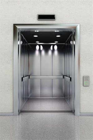simsearch:400-04317268,k - Front view of a modern elevator in lobby Stock Photo - Budget Royalty-Free & Subscription, Code: 400-04413991