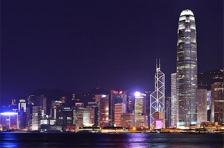 simsearch:400-04198862,k - Hong Kong skyline Stock Photo - Budget Royalty-Free & Subscription, Code: 400-04424265