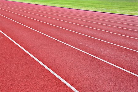 lanes of running track Stock Photo - Budget Royalty-Free & Subscription, Code: 400-04424263