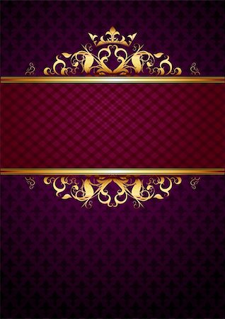 ornate frame, this illustration may be useful as designer work Stock Photo - Budget Royalty-Free & Subscription, Code: 400-04424381