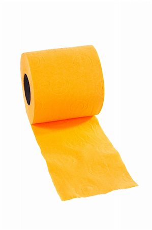 simsearch:400-05303863,k - Roll of toilet paper on a white background Stock Photo - Budget Royalty-Free & Subscription, Code: 400-04425473
