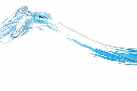 water  isolated on white background Stock Photo - Budget Royalty-Free & Subscription, Code: 400-04426922