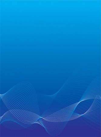An abstract background with white and blue lines Stock Photo - Budget Royalty-Free & Subscription, Code: 400-04427213