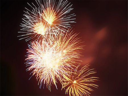 simsearch:400-04219011,k - Colourful fireworks exploding in the sky Stock Photo - Budget Royalty-Free & Subscription, Code: 400-04427555