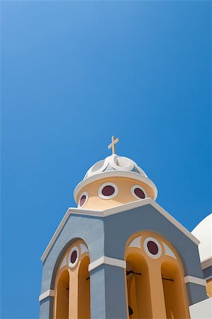 simsearch:400-04898640,k - Beautiful old church in Thira town, Santorini, Greece Stock Photo - Budget Royalty-Free & Subscription, Code: 400-04422818