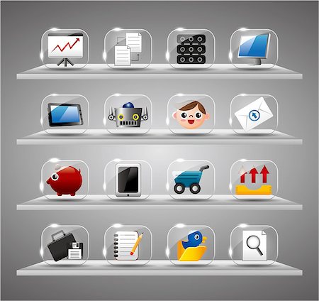 Website Internet Icons ,Transparent Glass Button Stock Photo - Budget Royalty-Free & Subscription, Code: 400-04423593
