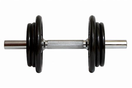 gym weight isolated against white background Stock Photo - Budget Royalty-Free & Subscription, Code: 400-04434348