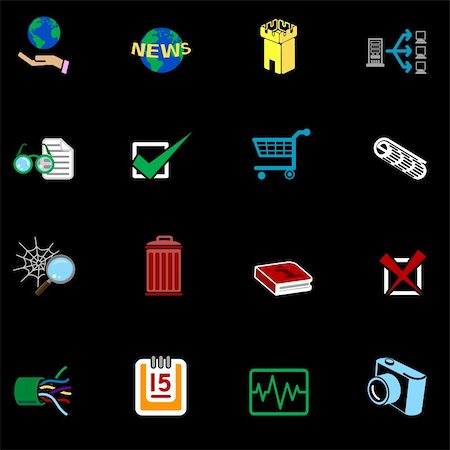 simsearch:400-03938572,k - A series of internet web icons set. Stock Photo - Budget Royalty-Free & Subscription, Code: 400-04435302