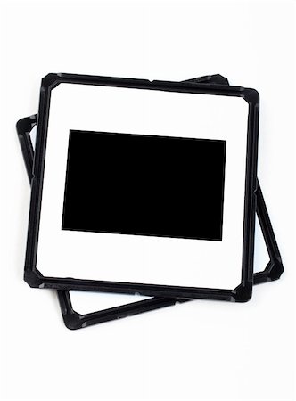 simsearch:400-03909049,k - Two photo frames to insert your own images, on white background Photographie de stock - Aubaine LD & Abonnement, Code: 400-04436057