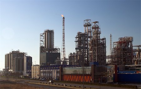 simsearch:400-05908531,k - Oil refinery before sunset - Antwerp port Stock Photo - Budget Royalty-Free & Subscription, Code: 400-04439216
