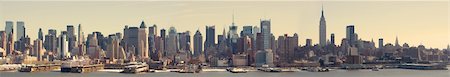 simsearch:400-04198862,k - Ultra-wide panoramic View of Midtown Manhattan Stock Photo - Budget Royalty-Free & Subscription, Code: 400-04430288