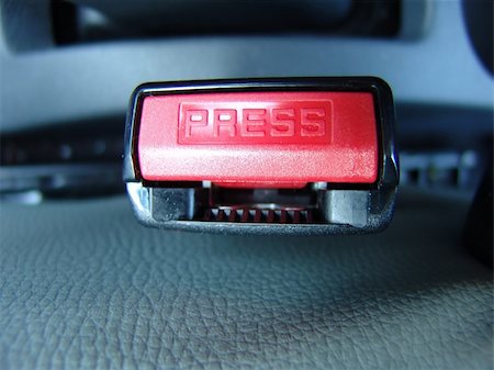 A car seatbelt lock Photographie de stock - Aubaine LD & Abonnement, Code: 400-04432267