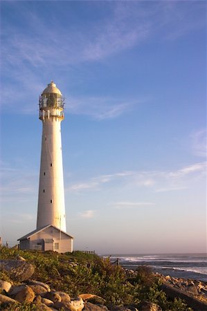 simsearch:400-04272525,k - The Slangkop Lighthouse in Kommetjie, Western Cape. The tallest lighthouse in South Africa. Stock Photo - Budget Royalty-Free & Subscription, Code: 400-04433082