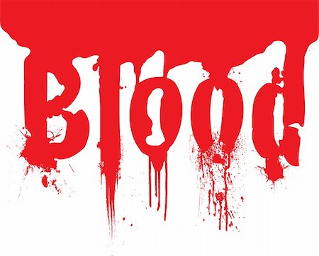 Pool of blood  with the word blood wrote in it that could be used as a header or title Stock Photo - Budget Royalty-Free & Subscription, Code: 400-04444363