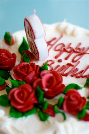 simsearch:400-04764403,k - Birthday cake decorations Stock Photo - Budget Royalty-Free & Subscription, Code: 400-04445119
