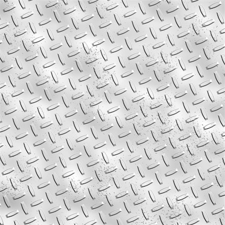 skid marks - a large sheet of alloy,silver or nickel diamond or tread plate with rough etchings Stock Photo - Budget Royalty-Free & Subscription, Code: 400-04446856