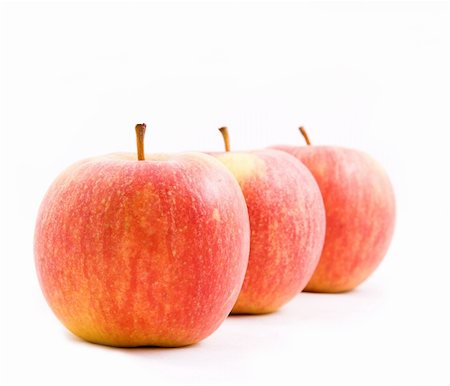 simsearch:400-05674030,k - Apples in variuos combination on white Stock Photo - Budget Royalty-Free & Subscription, Code: 400-04449385