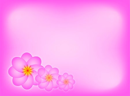 Illustration about pink flowers and a border with tones Photographie de stock - Aubaine LD & Abonnement, Code: 400-04440311