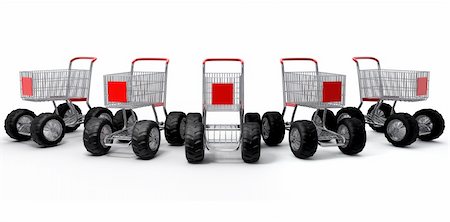 simsearch:400-04321973,k - Shopping cart shop commerce turbo speed group Stock Photo - Budget Royalty-Free & Subscription, Code: 400-04442525