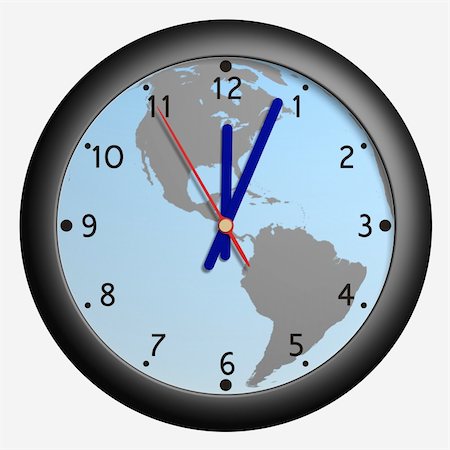 simsearch:400-07977470,k - Clock with earth globe bkg Stock Photo - Budget Royalty-Free & Subscription, Code: 400-04455847
