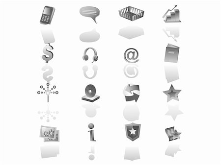 simsearch:400-03938572,k - web icon set suitable to use any kind of website. Stock Photo - Budget Royalty-Free & Subscription, Code: 400-04467402