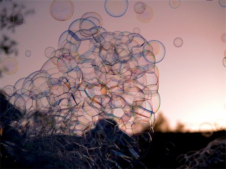 simsearch:400-05713485,k - Soap Bubbles on a sky background Stock Photo - Budget Royalty-Free & Subscription, Code: 400-04468709