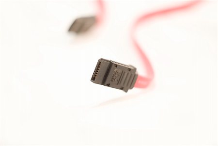 simsearch:400-04278064,k - SATA connector on white background Stock Photo - Budget Royalty-Free & Subscription, Code: 400-04469236