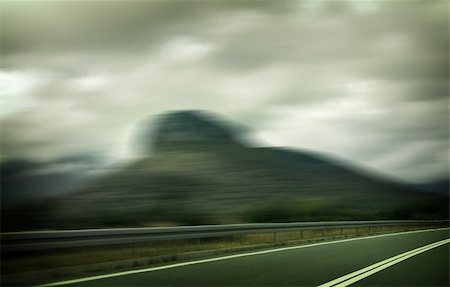 road to paradise - Photo of the highway with motion effect Stock Photo - Budget Royalty-Free & Subscription, Code: 400-04477563