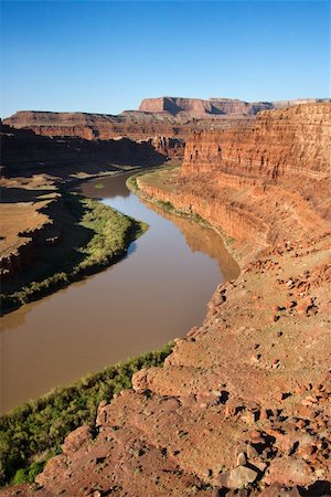 simsearch:400-03948680,k - Aerial of Colorado River landscape in Utah, USA. Stock Photo - Budget Royalty-Free & Subscription, Code: 400-04477634