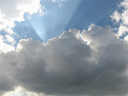 Sky and clouds background Stock Photo - Budget Royalty-Free & Subscription, Code: 400-04478137