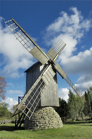 simsearch:400-05319608,k - Windmill on island Saaremaa. Estonia. Stock Photo - Budget Royalty-Free & Subscription, Code: 400-04470243