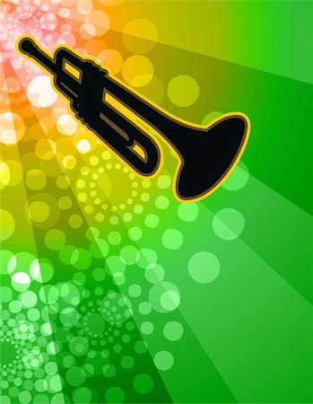 simsearch:400-04863651,k - Trumpet Solo - Night club background Stock Photo - Budget Royalty-Free & Subscription, Code: 400-04470728