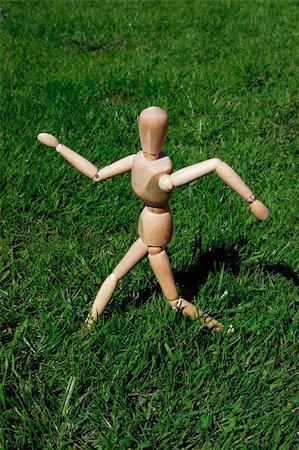 simsearch:400-03976636,k - art model man running in the grass Stock Photo - Budget Royalty-Free & Subscription, Code: 400-04488683